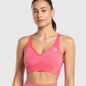 GymShark coral Sports Bra
